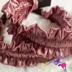 Ruched satin aliceband