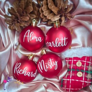 Matt Christmas bauble